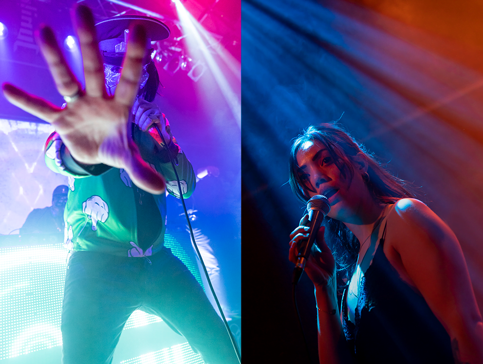 Concertfotografie door Fotobrigade Jansen van de Kraaien, Mezz en Panda Noir, Mezz